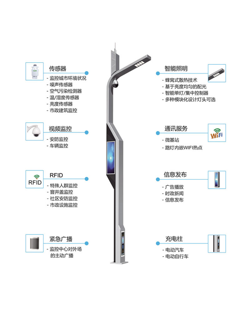 吉林定制5g智慧路灯生产厂家